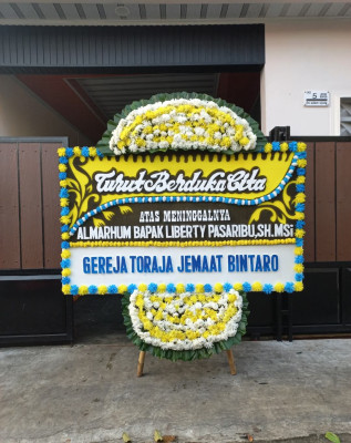 Papan Bunga Duka di Babat
